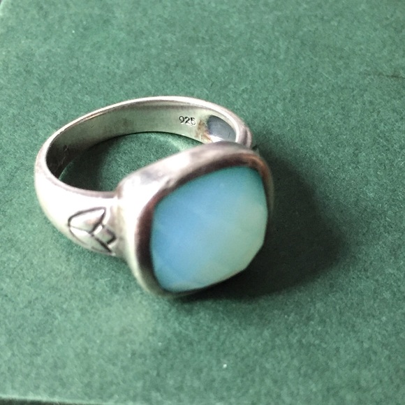 Beautiful Satya Chalcedony Silver Ring - Picture 4 of 5